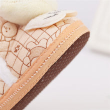 Baby Snow Boots Toddler shoes Baby Girl Shoes Knitted Cartoon Bear Infant born Baby Shoes Footwear LL4 UBY