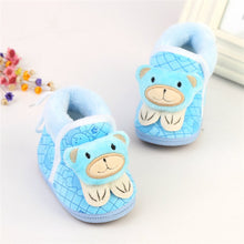 Baby Snow Boots Toddler shoes Baby Girl Shoes Knitted Cartoon Bear Infant born Baby Shoes Footwear LL4 UBY