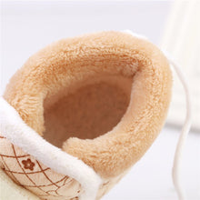 Baby Snow Boots Toddler shoes Baby Girl Shoes Knitted Cartoon Bear Infant born Baby Shoes Footwear LL4 UBY