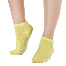 Women's Fitness Pilates Socks Colorful Non Slip Massage Toe Durable Dance S Ankle Grip Exercise Printed Letter Socks UBY