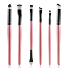 6Pcs Pro Beauty Makeup Brushes Eyeshadow Blending Make Up Sponge Smudge Oblique Nose Shadow Makeup Brush Set UBY