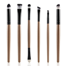 6Pcs Pro Beauty Makeup Brushes Eyeshadow Blending Make Up Sponge Smudge Oblique Nose Shadow Makeup Brush Set UBY