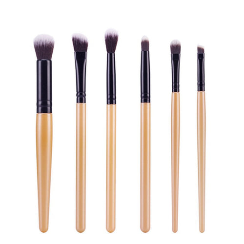 6Pcs Pro Makeup Brushes Eyeshadow Eye Shadow Beauty Foundation Brush Blending Cosmetics Makeup Brush Set UBY