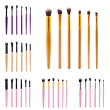 6Pcs Pro Makeup Brushes Eyeshadow Eye Shadow Beauty Foundation Brush Blending Cosmetics Makeup Brush Set UBY