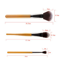 7 Pcs Foundation Brush Tools Professional Wool Brand Beauty Blush Makeup Brushes Set Cosmetic UBY