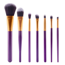 7 Pcs Foundation Brush Tools Professional Wool Brand Beauty Blush Makeup Brushes Set Cosmetic UBY