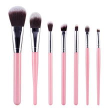 7 Pcs Foundation Brush Tools Professional Wool Brand Beauty Blush Makeup Brushes Set Cosmetic UBY