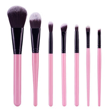 7 Pcs Foundation Brush Tools Professional Wool Brand Beauty Blush Makeup Brushes Set Cosmetic UBY