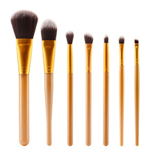 7 Pcs Foundation Brush Tools Professional Wool Brand Beauty Blush Makeup Brushes Set Cosmetic UBY
