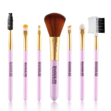 7 Pieces/set Pro Cosmetic Makeup Brushes Tool Eyeshadow Set Powder Foundation Lip Make Up Pincel Maquiagem UBY