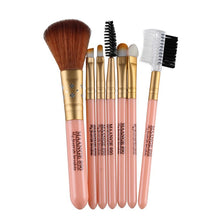 7 Pieces/set Pro Cosmetic Makeup Brushes Tool Eyeshadow Set Powder Foundation Lip Make Up Pincel Maquiagem UBY