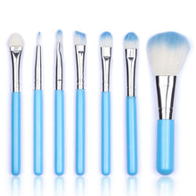 7pcss Makeup Brushes Protable Cosmetic Brush Sets Fruit Green Make Up Brush Tools Suit UBY