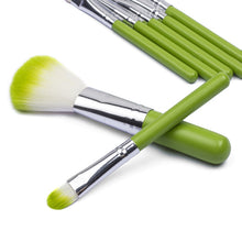 7pcss Makeup Brushes Protable Cosmetic Brush Sets Fruit Green Make Up Brush Tools Suit UBY