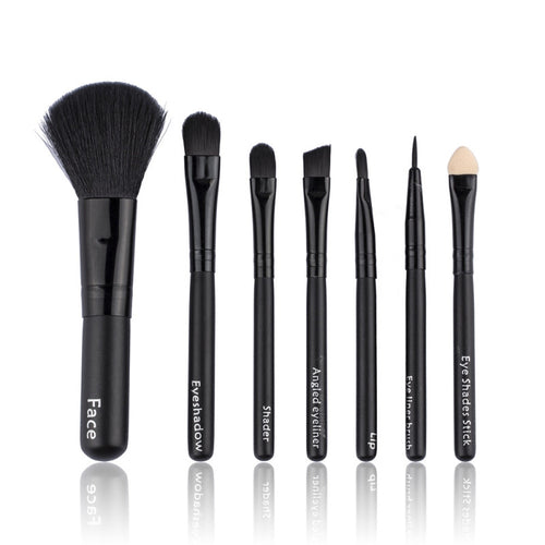 7Pcs Set Make Up Maquiagem Tool Powder Blush Blusher Foundation Brush Contour Makeup Brushes Pincel Kit UBY