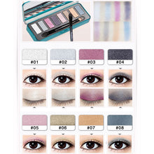 8 Colors Generation Box kit Make Up Eyeshadow Palette Eye Shadow Naked Shimmer Makeup Set With Brush Mirror UBY