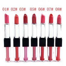 8 Colors Women Beauty Makeup Waterproof Lip Stick Lip Gloss Lip Brillant Pencil Lipstick Double Way Lip Pen P6Y UBY