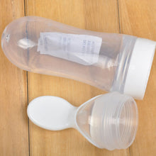 90ml Soft Silicone Spoon Infant Baby Rice CeEat-bottle Weaning Food Supplement UBY