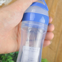 90ml Soft Silicone Spoon Infant Baby Rice CeEat-bottle Weaning Food Supplement UBY