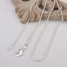925 Sliver 1MM Thin silver Snake Chain Necklace Jewelry Findings 16"18"20"22"24" Wholejewelry UBY