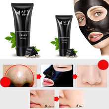 AFY Face Mask Suction Black Mask Deep Cleansing Tearing Blackhead Remover 60ML UBY