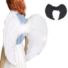 Adults Kids Feather Fairy Angel Wings Hen Night Party Fancy Dress Costume UBY
