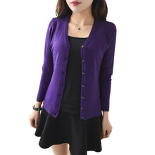 Autumn Spring Women Candy Colors Casual Knitted Sweater Cardigan Long Sleeve Cardigan Coat Jacket Outwear Tops Feminino UBY