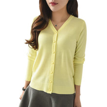 Autumn Spring Women Candy Colors Casual Knitted Sweater Cardigan Long Sleeve Cardigan Coat Jacket Outwear Tops Feminino UBY