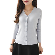 Autumn Spring Women Candy Colors Casual Knitted Sweater Cardigan Long Sleeve Cardigan Coat Jacket Outwear Tops Feminino UBY