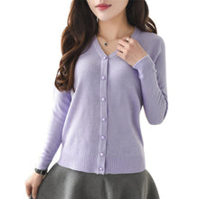 Autumn Spring Women Candy Colors Casual Knitted Sweater Cardigan Long Sleeve Cardigan Coat Jacket Outwear Tops Feminino UBY