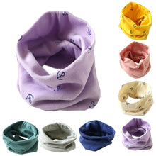 Autumn Winter Boys Girls Collar Baby Scarf Cotton O Ring Neck Scarvescartoon child neck Scarves UBY