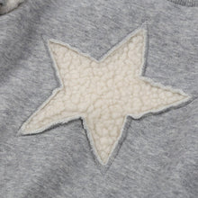 BOBORA Brand Kids Girls Boys Star Pattern Plush Pullover Cotton Personality Unisex Cute Sweater Clothes UBY