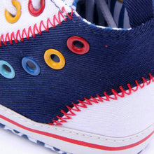 Baby Boy Girl Shoelace Crib Shoes Toddler Soft Sole Canvas Walking Sneakers 0-12M UBY