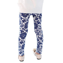 Baby Child Girls Skinny Cotton Leggings Pants Floral Printed Kids Trousers New Design UBY