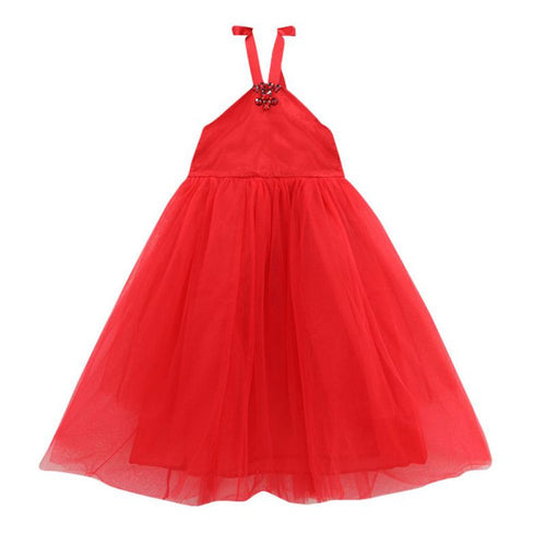 Baby Child Kid Girl Sleeveless Princess Wedding Party Dress Birthday Clothes 2-7T UBY