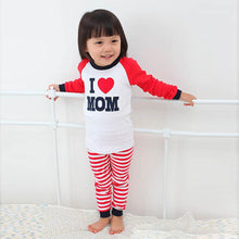 Baby Girl Boy Long Sleeve T-shirt TopsStripe Pants Sets 2Pcs Homewear Clothes UBY