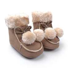 Baby Girl Boy Toddler Infant Soft Sole Winter Snow Keep Warm Crib Shoes Fur Boot 0-18 Months UBY