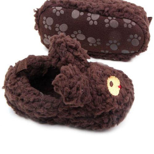 Baby Girl Boy Toddlers Warm Plush Slippers Soft Prewalker Shoes 0-12M UBY