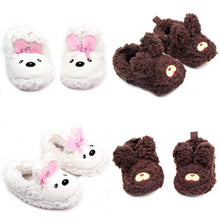 Baby Girl Boy Toddlers Warm Plush Slippers Soft Prewalker Shoes 0-12M UBY