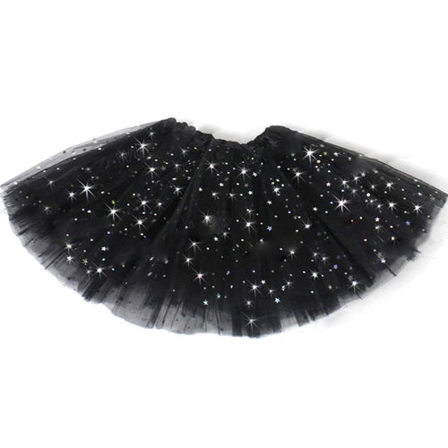 Baby Girl Kids Tutu Skirt Star Sequins Princess Party Ballet Dance Skirt Costume 2-7Y UBY