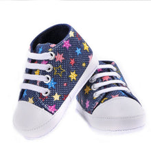 Baby Girls Boys Rainbow Star Canvas Shoes Soft First Walker Casual Toddler Shoe 9 Colors  UBY