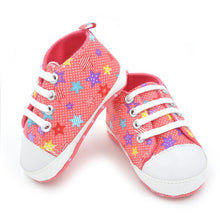 Baby Girls Boys Rainbow Star Canvas Shoes Soft First Walker Casual Toddler Shoe 9 Colors  UBY