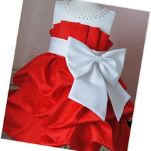 Baby Girls Dresses Big Bowknot Toddlers Child One Piece Chiffon Party Dress 2-7Y UBY