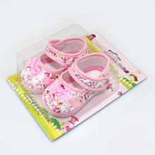 Baby Girls First Walkers Flowers Bow Toddler Shoes born Baby Shoes For 3-12 Months Soft Sole  UBY