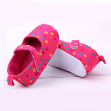 Baby Girls First Walkers Shoes Colorful Polka Dot Toddler Soft Sole Kids Children's infant Shoe 0-12 Months UBY