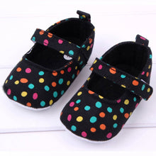 Baby Girls First Walkers Shoes Colorful Polka Dot Toddler Soft Sole Kids Children's infant Shoe 0-12 Months UBY