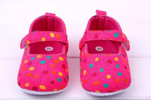 Baby Girls First Walkers Shoes Colorful Polka Dot Toddler Soft Sole Kids Children's infant Shoe 0-12 Months UBY