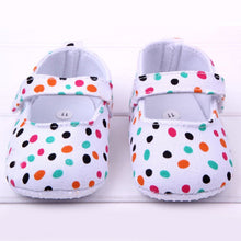 Baby Girls First Walkers Shoes Colorful Polka Dot Toddler Soft Sole Kids Children's infant Shoe 0-12 Months UBY