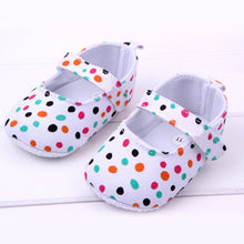 Baby Girls First Walkers Shoes Colorful Polka Dot Toddler Soft Sole Kids Children's infant Shoe 0-12 Months UBY