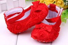 Baby Girls First Walkers Shoes Todder Shoes Infant Baby Girl Flower Soft Sole Shoes 6 Color 3-12Months UBY