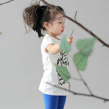 Baby Girls Kids Korean Tiger Printed Casual T-shirt Cotton Blouse Shirt Clothes UBY